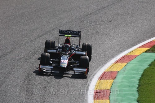 Robert Vișoiu in GP2 qualifying at the 2015 Belgium Grand Prix