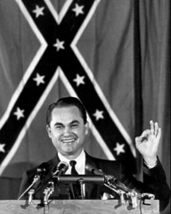 George Wallace: staunch segregationist, governor of Alabama.
