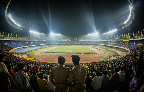 Soccer Match in Kolkata, India