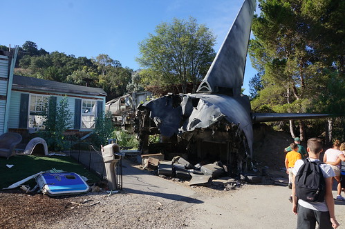Universal Studio Tour: War of the Worlds Plane Crash • <a style="font-size:0.8em;" href="http://www.flickr.com/photos/28558260@N04/20529972241/" target="_blank">View on Flickr</a>