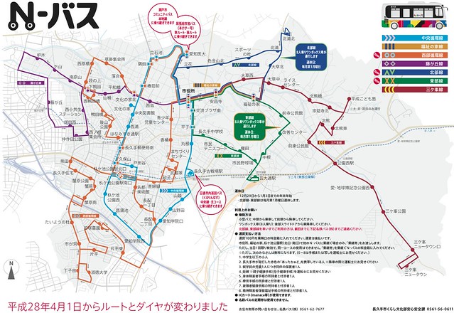 N-バス路線図