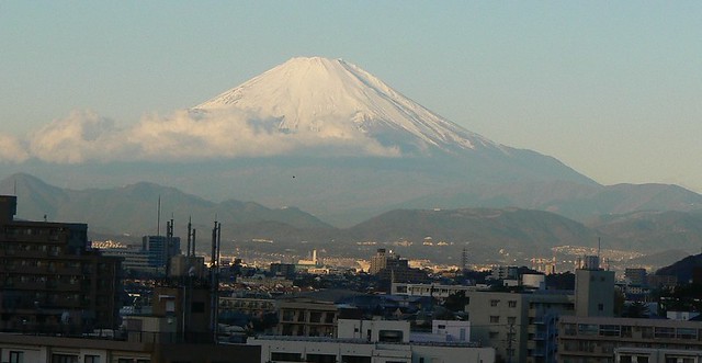 こんな感じで富士山が見えます。南西棟、南...