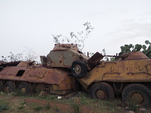The "Tank Graveyard" Asmara, Eritrea