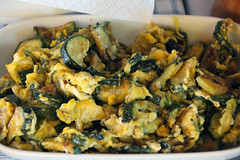 courgettes with eggs