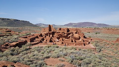 Remnants of the masonry pueblo at Wupatki NM