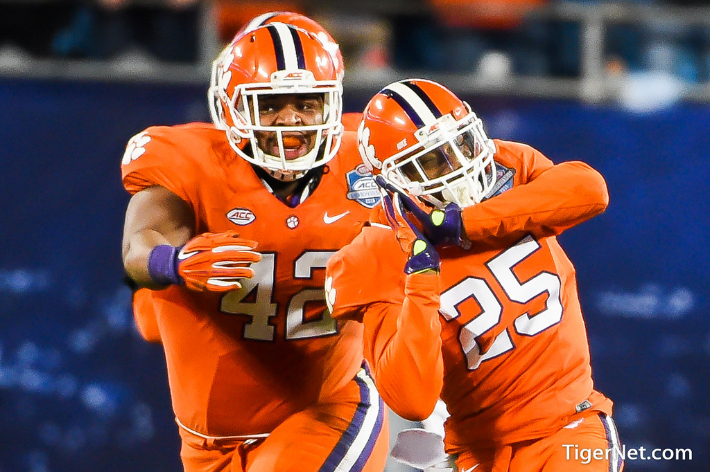 Clemson Football Photo of Cordrea Tankersley and Christian Wilkins