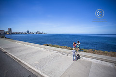Views of New Havana from the Malecon.