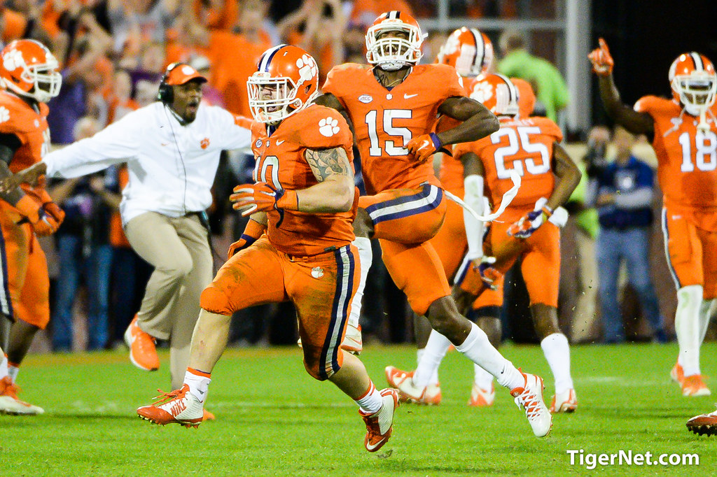 Clemson Football Photo of TJ Green and Ben Boulware