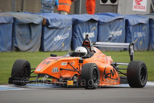 Jack Lang in BRDC F4 at Donington Park, September 2015