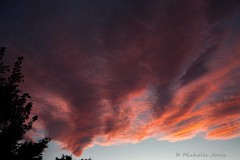October 11, 2015 - An amazing sunset in Thornton. (Michelle Jones)
