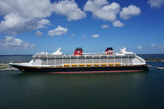 The Disney Dream at Port Canaveral • <a style="font-size:0.8em;" href="http://www.flickr.com/photos/28558260@N04/22786692902/" target="_blank">View on Flickr</a>
