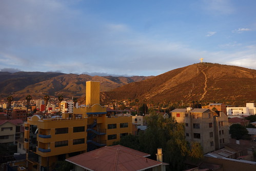 De retour à Cochabamba pour le couché du soleil !