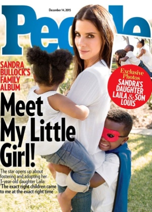 Sandra Bullock adota uma menina de três anos, diz revista