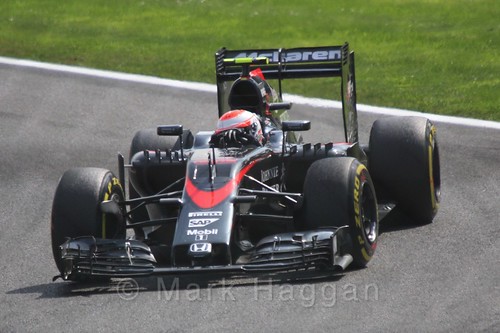 Jenson Button in the 2015 Belgium Grand Prix