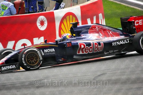 Max Verstappen in the 2015 Belgium Grand Prix