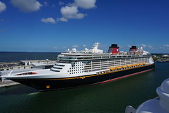 The Disney Dream at Port Canaveral • <a style="font-size:0.8em;" href="http://www.flickr.com/photos/28558260@N04/22774191706/" target="_blank">View on Flickr</a>