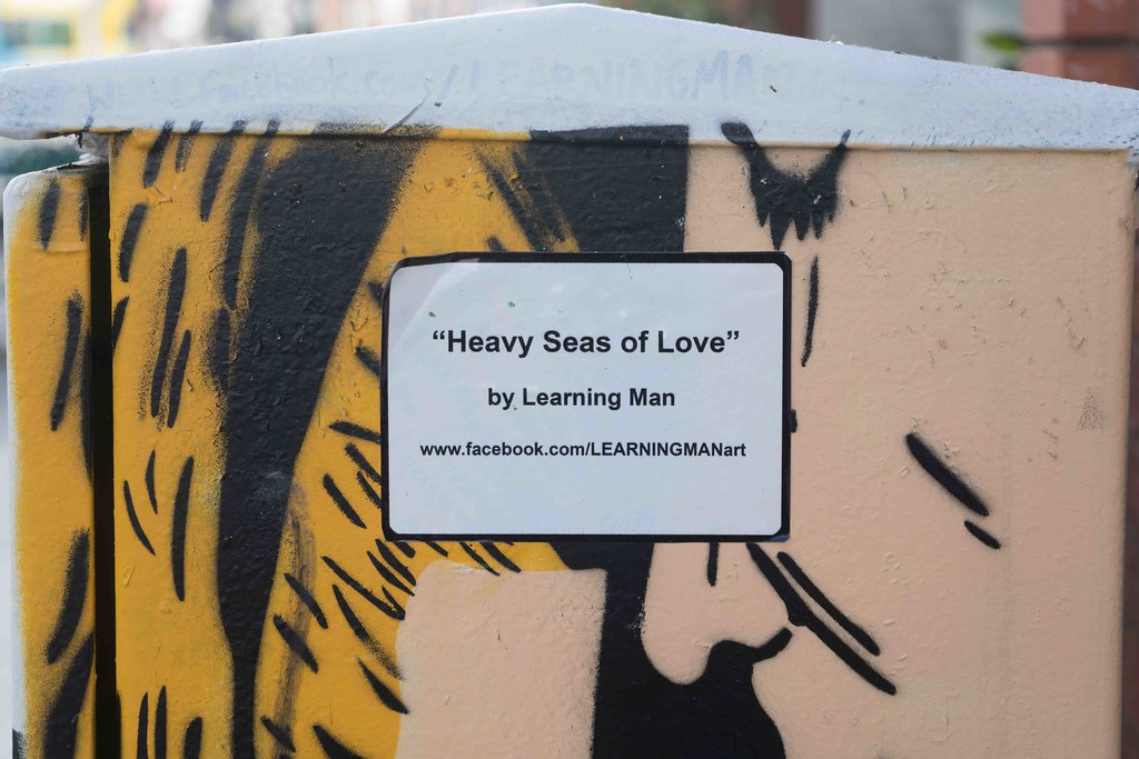 "HEAVY SEAS OF LOVE" BY LEARNING MAN [DUBLIN CANVAS - RATHMINES]-109087