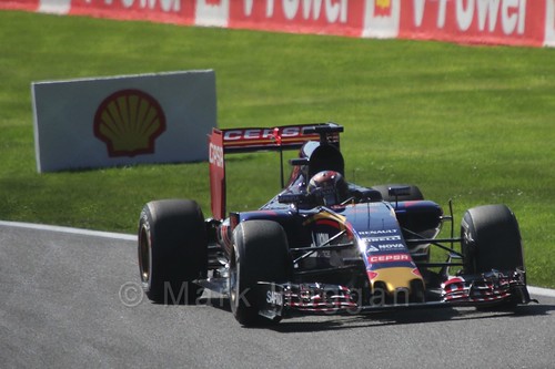 Max Verstappen in Free Practice 3 at the 2015 Belgian Grand Prix