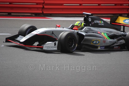 Tio Ellinas in Saturday's Formula Renault 3.5 Race at Silverstone