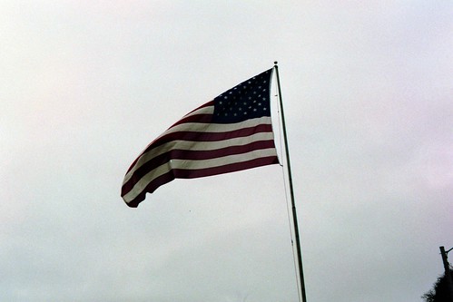 US Flag in breeze