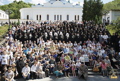 91. Glorification of the Synaxis of the Holy Fathers Who Shone in the Holy Mountains at Donets. July 12, 2008 / Прославление Святогорских подвижников. 12 июля 2008 г