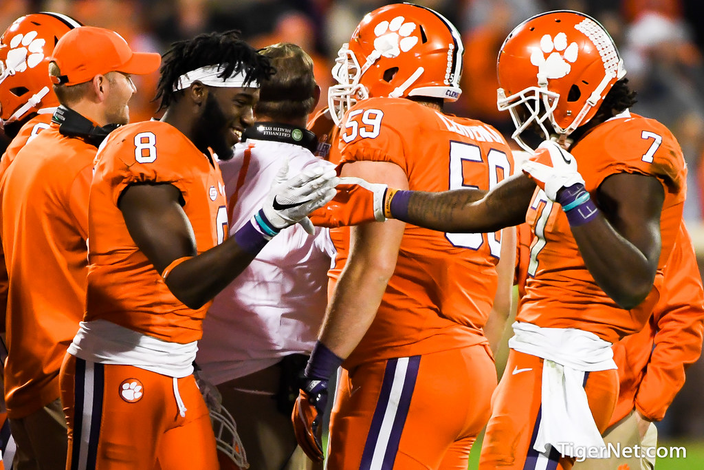 Clemson Football Photo of Deon Cain and Mike Williams and South Carolina