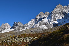 Granite et premières neiges Granit and first snow Chamonix Mont Blanc