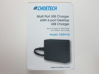 Choe 60W 6-Port Desktop USB Charger