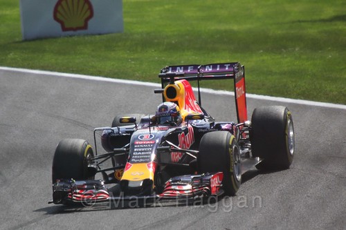 Daniel Ricciardo in the 2015 Belgium Grand Prix