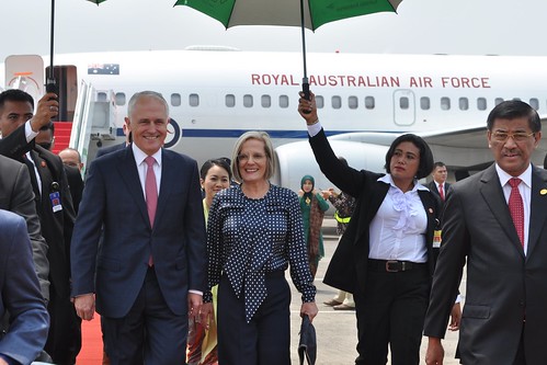 Prime Minister Malcolm Turnbull visits Jakarta