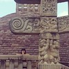 A Hindu turned Buddhist tale with a Greek touch? That is Sanchi. #sanchi #stupa #buddha #pagoda #ashoka #monument #unesco #worldheritage #india #madrapradesh #carving #statue #travel (first time in a month I actually went somewhere to sightsee)