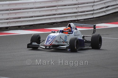 Jack Aitken in the Formula Renault 2.0 Saturday Race at Silverstone in WSR 2015