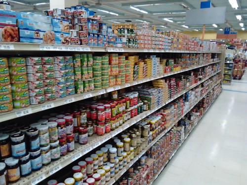 TUNA CANS OVERKILL at Unimart by qubodup, on Flickr