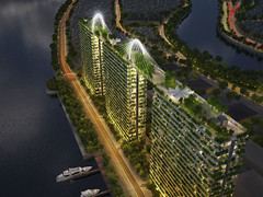 Проект жилого комплекса Diamond Lotus в Хошимине от Vo Trong Nghia Architects
