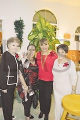 2989. Martha Sustaita de Cruz, Marisela Plata de Quiroga, Miriam García de Villarreal y Rosalba Terán de Robinson.