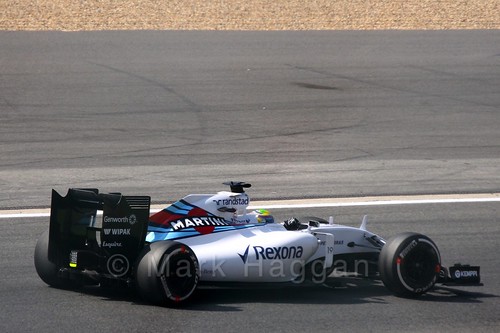 Felipe Massa in Free Practice 2 for the 2015 Belgium Grand Prix