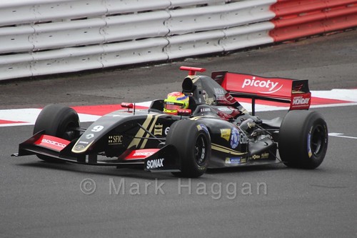 Matthieu Vaxiviere in the Formula Renault 3.5 Saturday Race at Silverstone