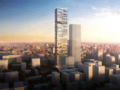 Проект небоскреба T3 в Бейруте от PARALX