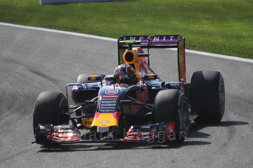 Daniil Kvyat in Free Practice 3 for the 2015 Belgium Grand Prix