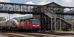 03.05.2006 Tschechische Republik Děčín. DB Cargo 180 014 mit Güterzug Dresden