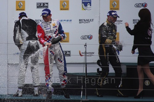 The Podium for the first WSR 3.5 race at Silverstone 2015