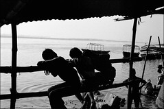 Boys Looking at Ganges