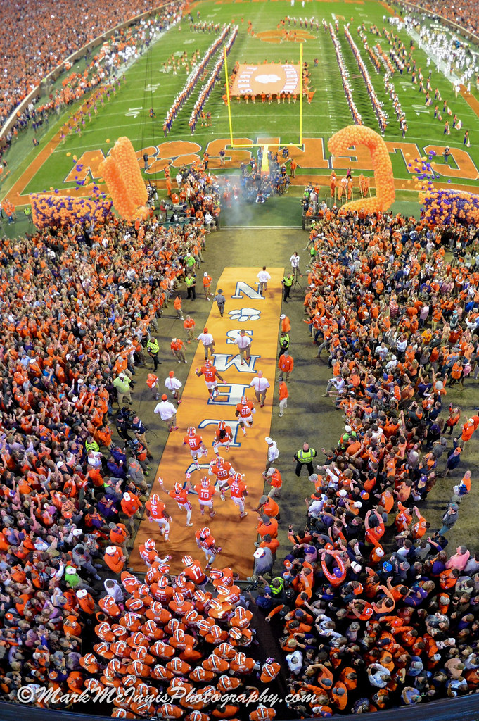 Clemson Football Photo of Boston College and Mark McInnis Photography