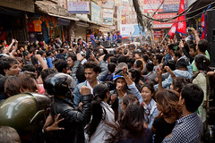 Nepal Sambat New Year in Thamel Kathmandu