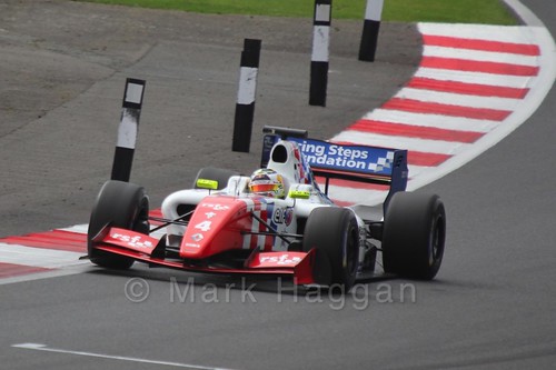 Oliver Rowland in Saturday's Formula Renault 3.5 Race at Silverstone