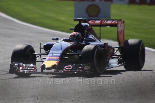 Max Verstappen in Free Practice 1 at the 2015 Belgian Grand Prix