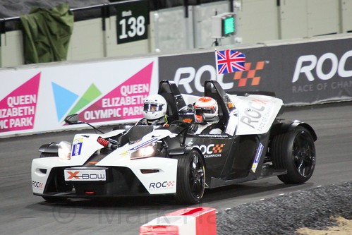 Jenson Button in The Race of Champions, Olympic Stadium, London, November 2015