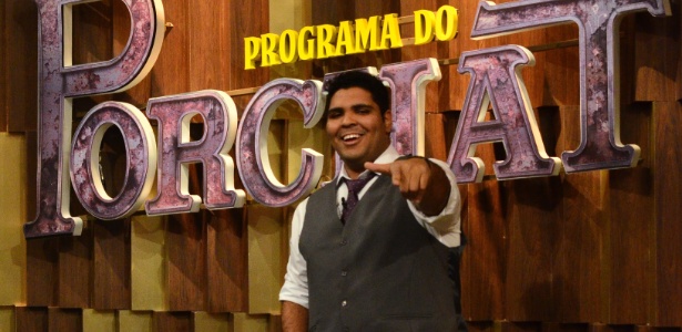 Humorista do " Programa do Porchat", Paulo Vieira foi descoberto no Faustão