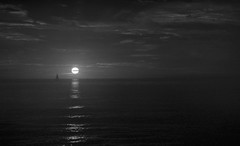 B&W Sunset