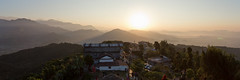 Sunrise view over Pokhara
